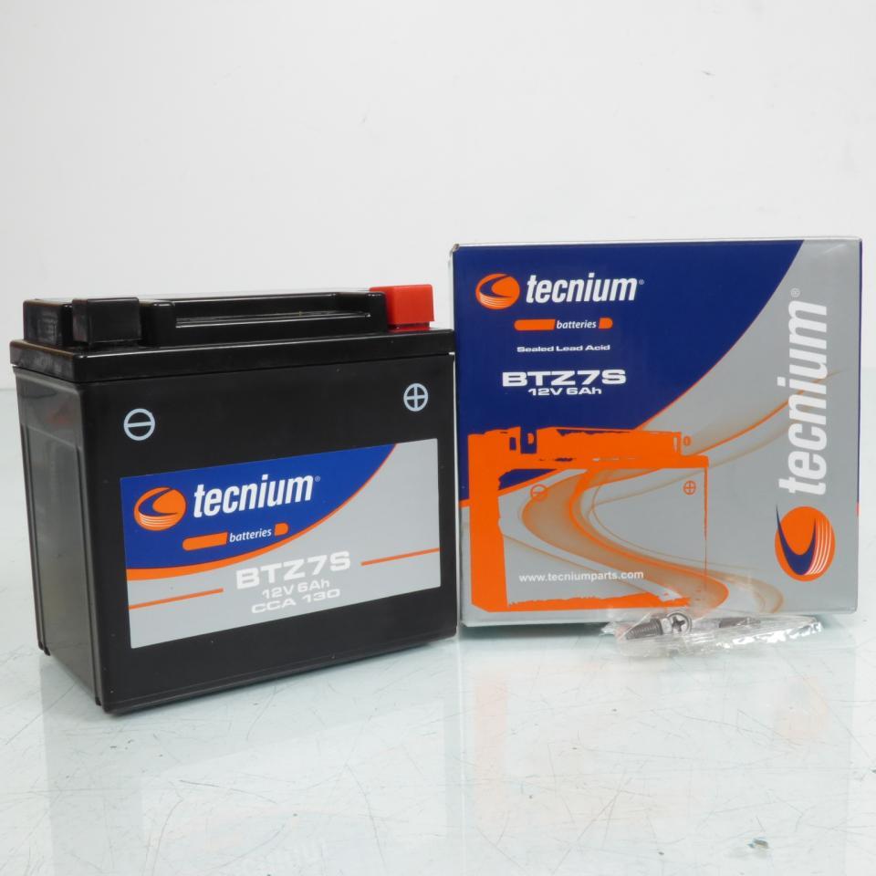 Batterie SLA Tecnium pour Moto Husaberg 450 Fe 4T 2008 à 2014 YTZ7-S / 12V 6Ah Neuf