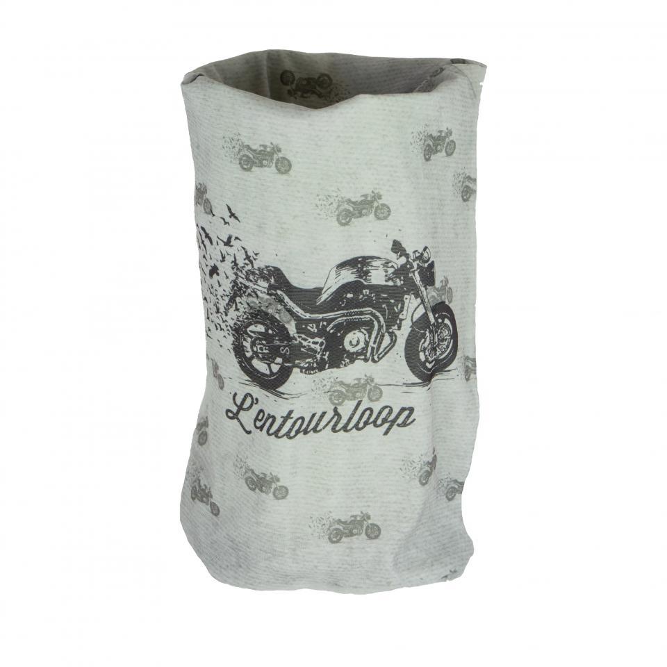 Tour de cou pour moto L'Entourloop Motorcycle Birdy coloris gris 100% polyester