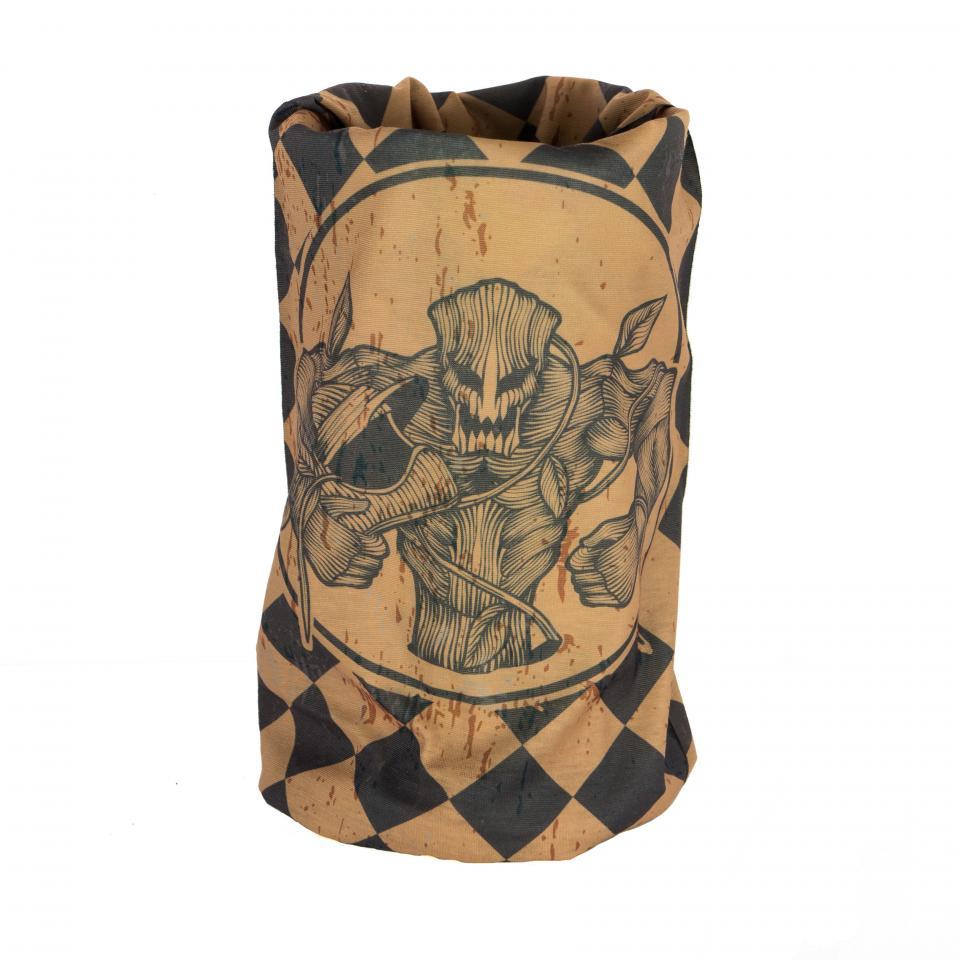Tour de cou pour moto L'Entourloop Motorcycle Tree Of Life coloris orange 100% polyester