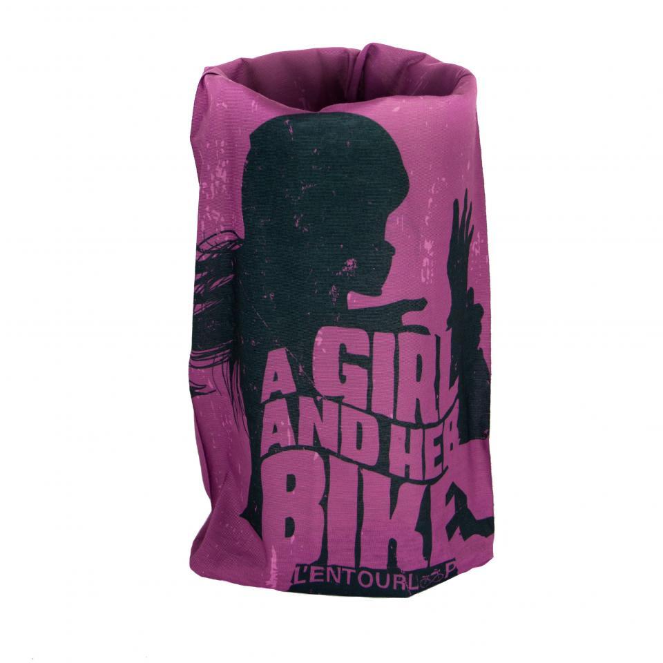 Tour de cou moto L'Entourloop Motorcycle Her Bike coloris violet 100% polyester