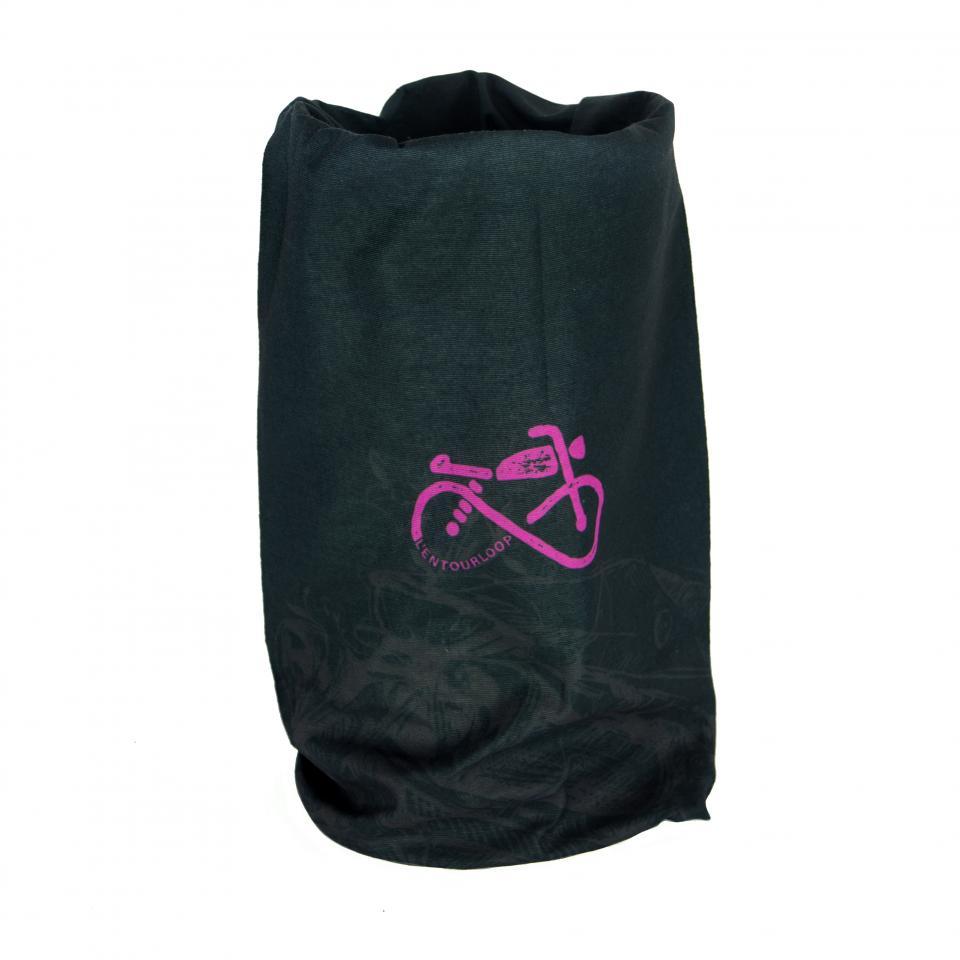 Tour de cou moto L'Entourloop Motorcycle Colibri coloris noir 100% polyester