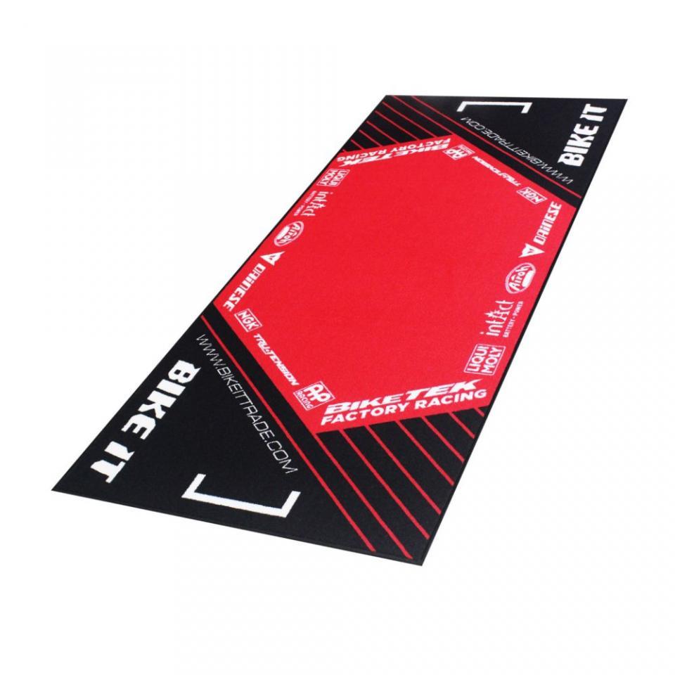 Tapis environnemental Biketek Garage Mat noir rouge pour moto paddock atelier Neuf