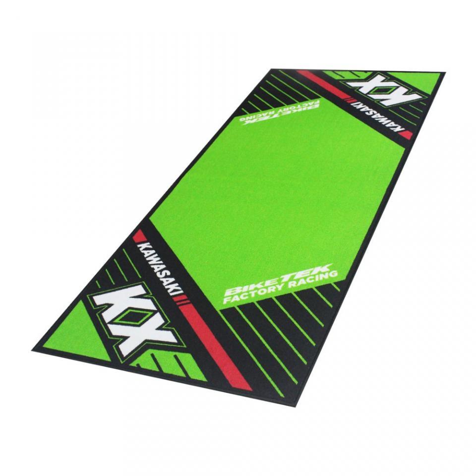 Tapis environnemental Biketek Garage Mat KX noir vert pour moto paddock atelier Neuf