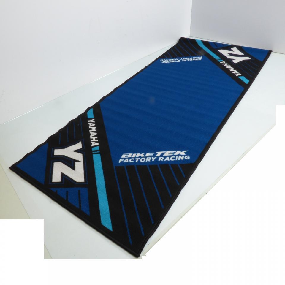 Tapis environnemental Biketek Garage Mat YZ noir bleu pour moto paddock atelier Neuf