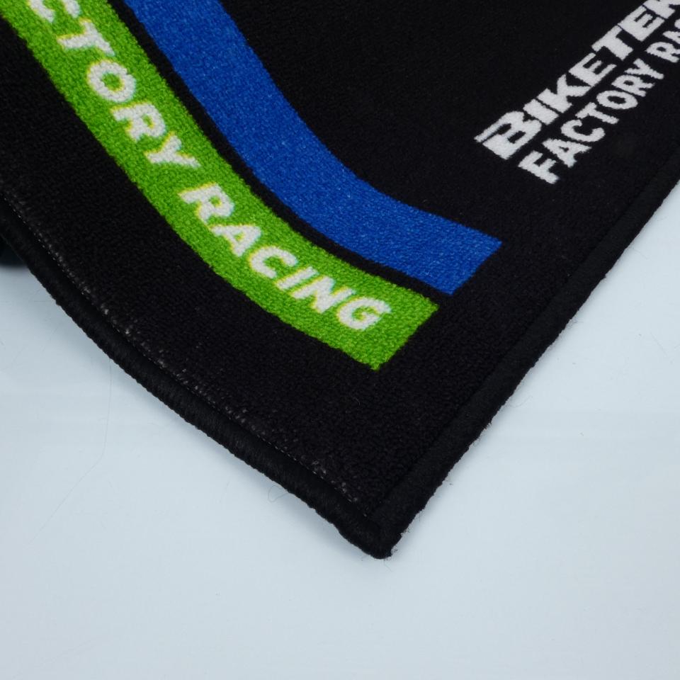 Tapis environnemental Biketek Garage Mat noir blanc vert bleu pour moto Kawasaki Neuf