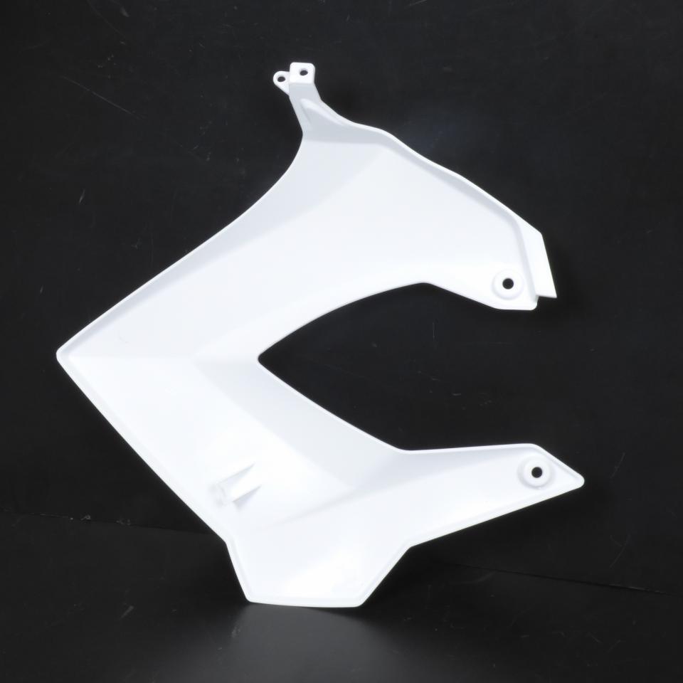 Écope droite P2R pour Moto Derbi 50 Senda 1994 à 2010 blanc brillant Neuf