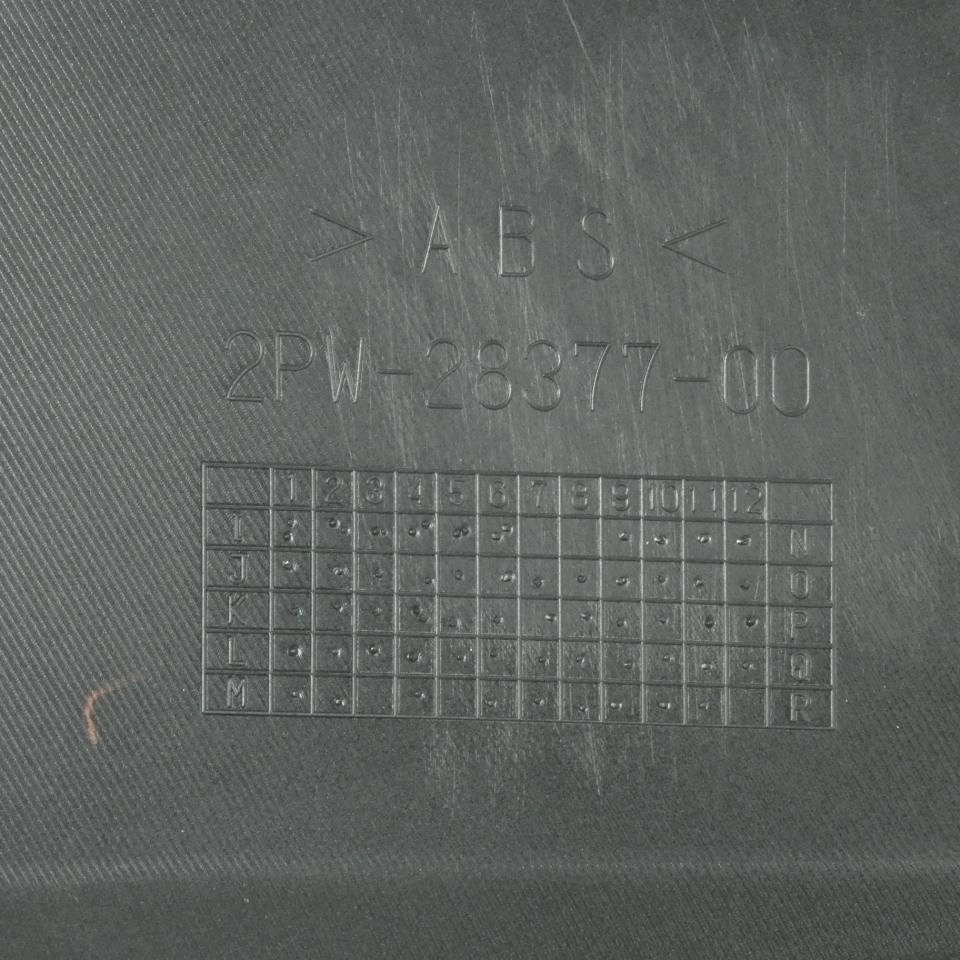 Cache latéral D noir mat 2PW2837700P3 pour scooter Yamaha 530 Tmax 2015-16