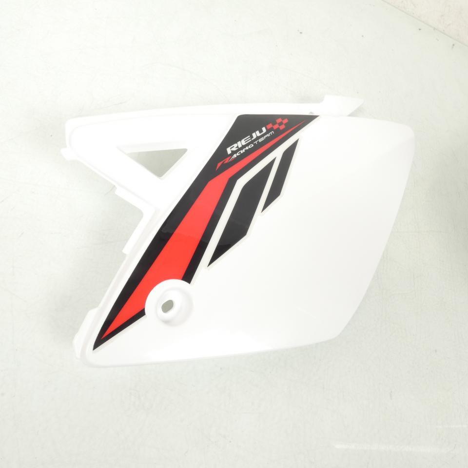 Cache latéral arrière gauche pour moto Rieju 50 MRT 2012 Blanc 0/R00.570.5017
