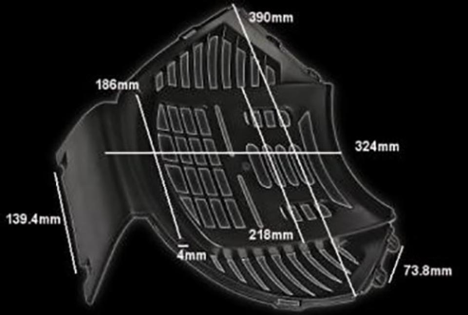 Sabot central AV grille protection radiateur pour scooter Jonway 125 GT Chinois