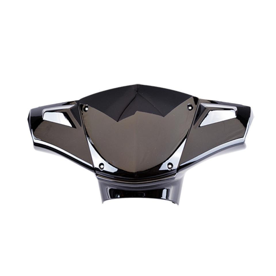 Couvre guidon avant noir brillant pour scooter Peugeot 50 Kisbee 4T 2009 à 2017