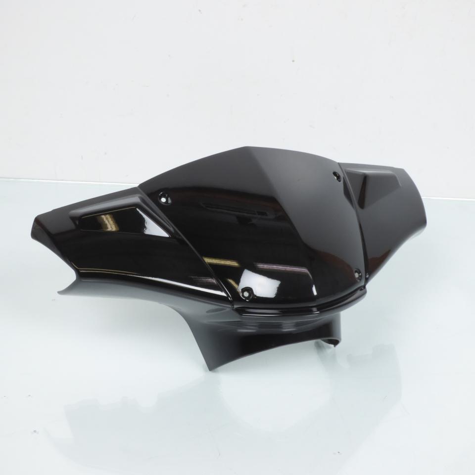 Couvre guidon avant noir brillant pour scooter Peugeot 50 Kisbee 4T 2009 à 2017