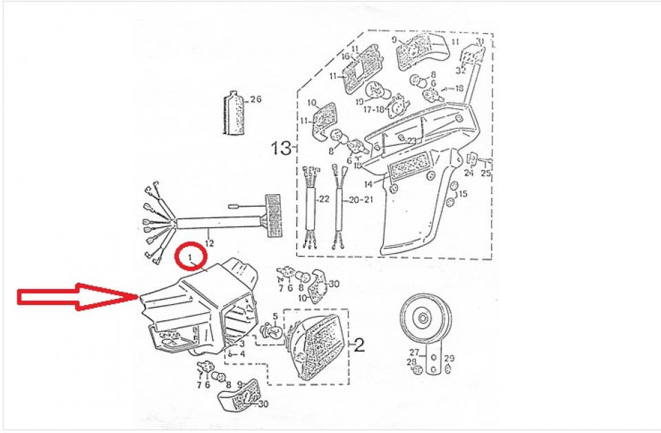 Couvre guidon noir pour scooter Peugeot 50 ST 11.710801.00 710801N Occasion