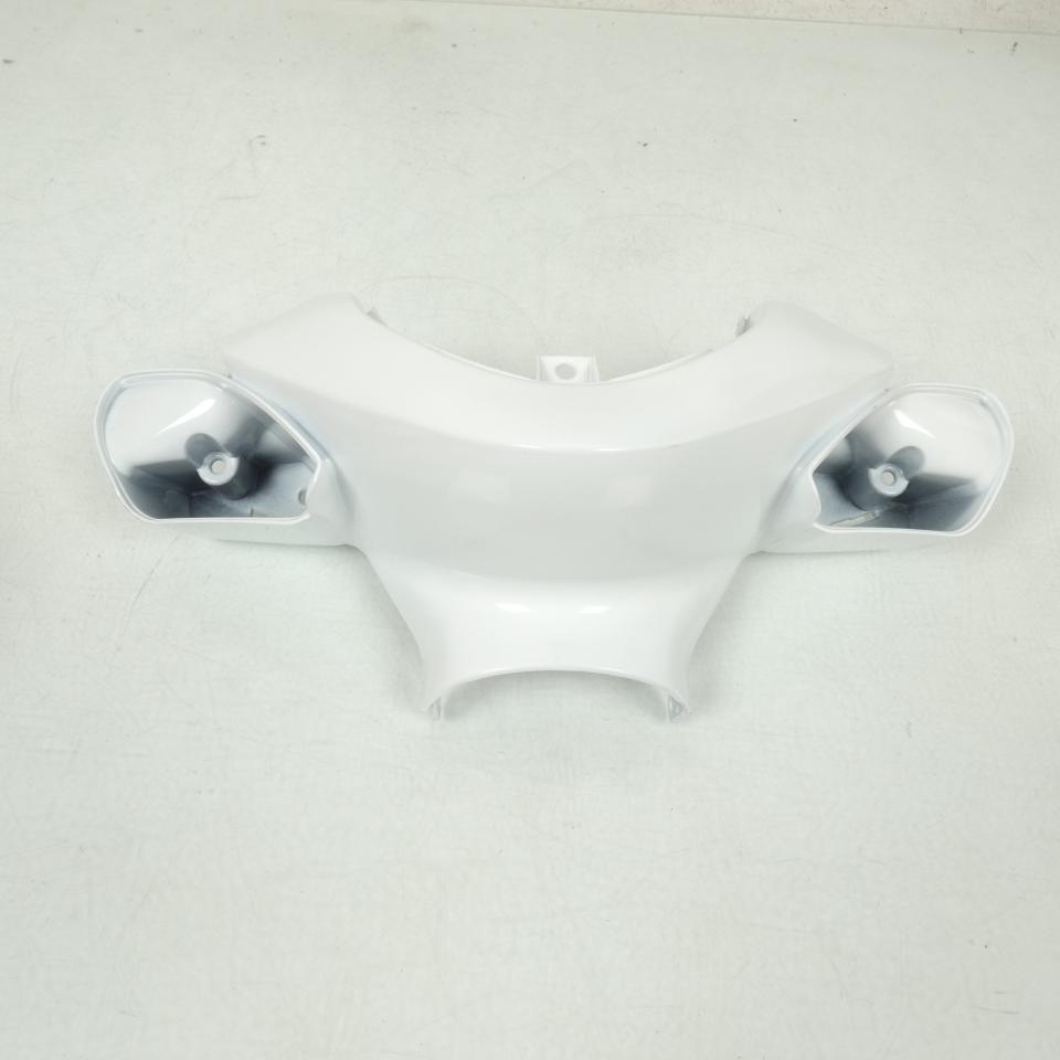Couvre guidon avant Générique pour scooter MBK 50 Nitro 12167 Blanc brillant