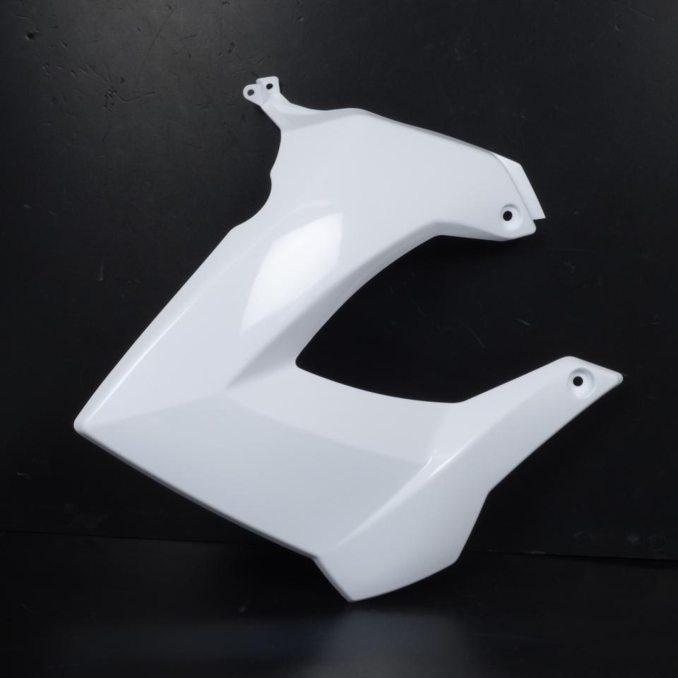 Écope ouïe de radiateur gauche pour moto Derbi 50 Senda R X-Treme blanc brillant Neuf