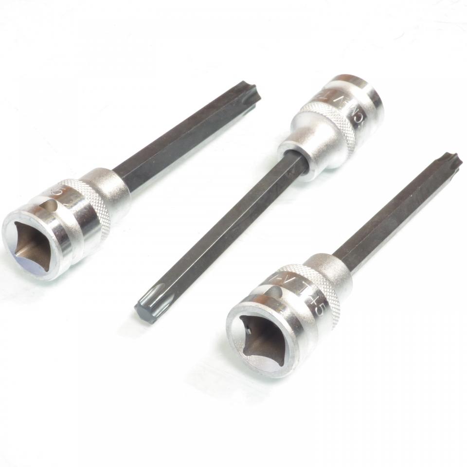 Outillage Bike Service pour moto 3 douilles 1/2 enbout T45-T50-T55 Neuf
