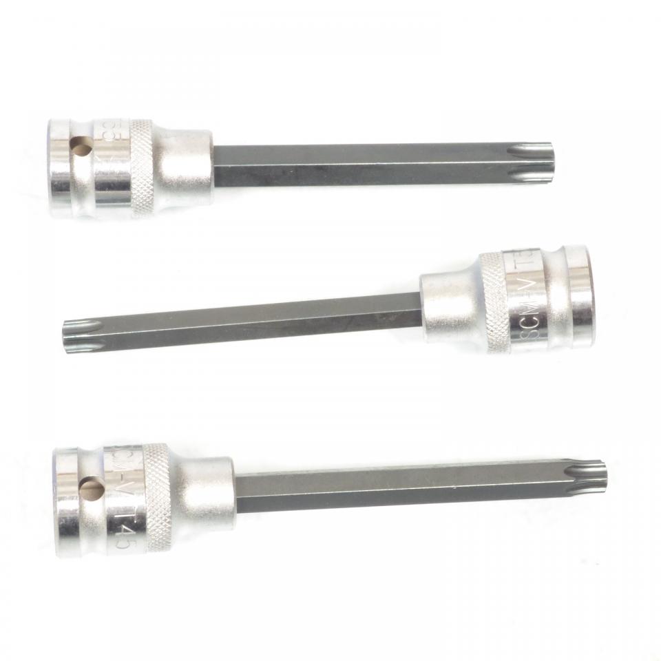 Outillage Bike Service pour moto 3 douilles 1/2 enbout T45-T50-T55 Neuf