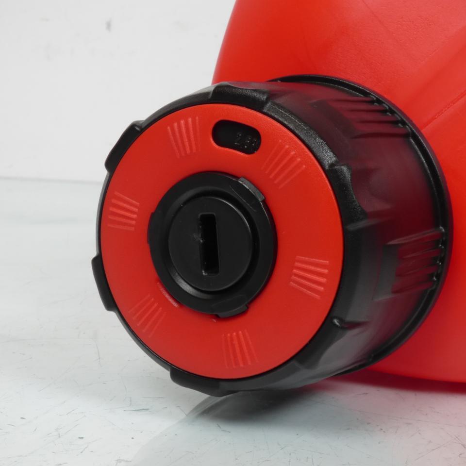 Bidon jerrican plastique rouge 10L Polisport ProOctane avec doseur pour moto