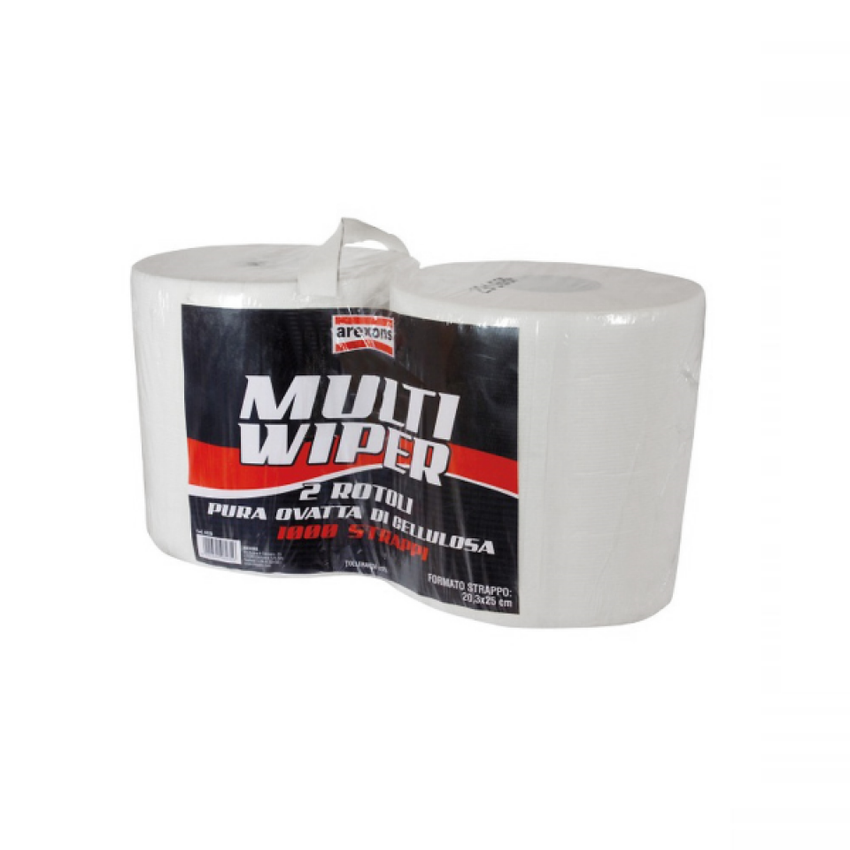 Rouleaux de papier absorbant essuie main Arexons Multi Wiper 8235 200x240mm pour atelier auto moto