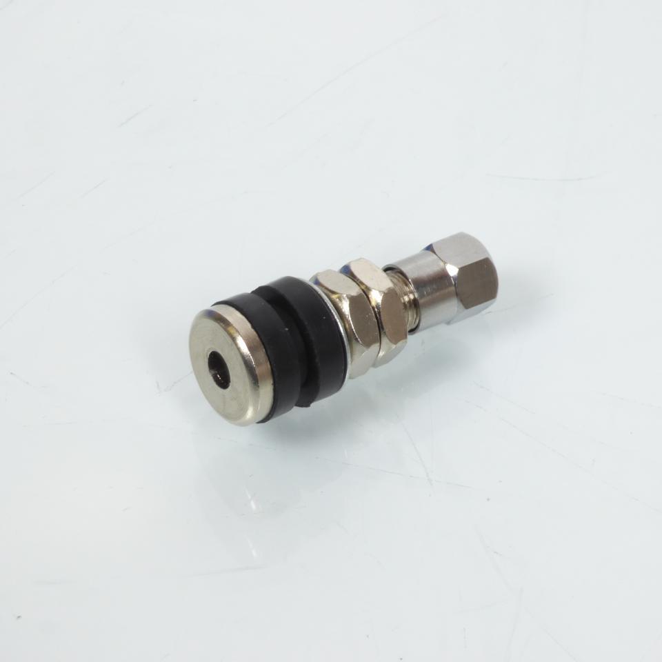 Valve droite TR161 argent pour jante tubeless moto scooter auto voiture quad