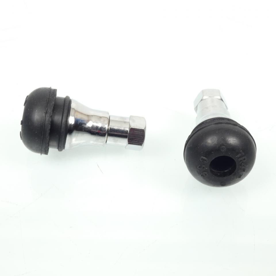Valve TR412 droite courte alu Kyoto pour pneu auto moto scooter Tubeless TL Neuf