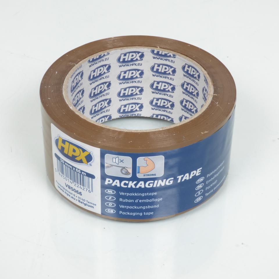 Rouleau de ruban adhésif d'emballage marron HPX VB5066 50mm x 66m pour carton d'expédition