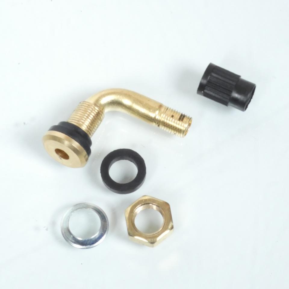 Valve à visser coudée 90° type PVR32 RSM pour jante tubeless moto scooter auto