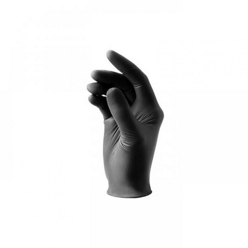 100 Gant jetable à usage unique noir taille M 8 pour atelier auto moto COV50BK