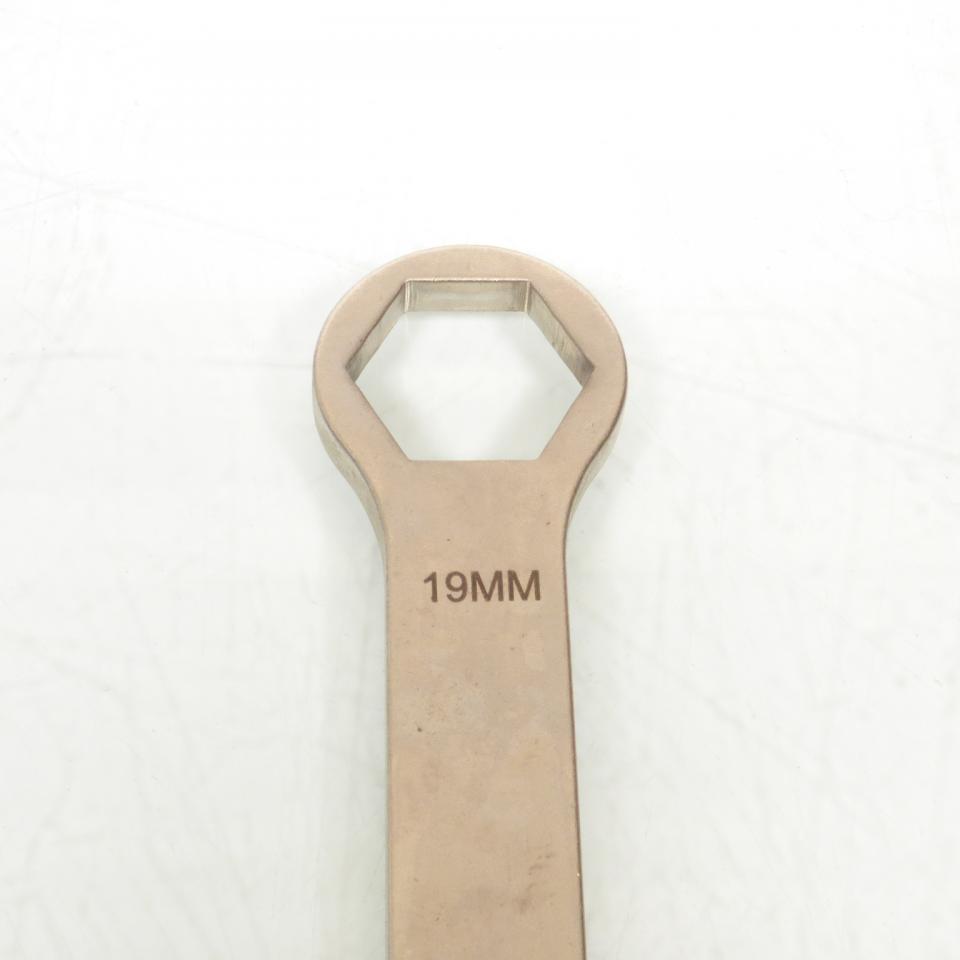 Clé plate de réglage de compression de fourche 19x27 mm pour moto Neuf