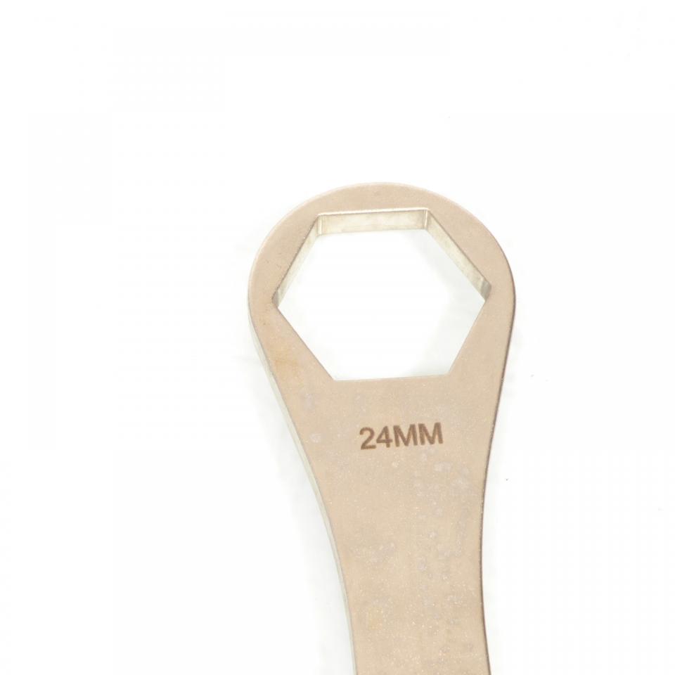 Clé plate de réglage de compression de fourche 17x24mm pour moto Neuf