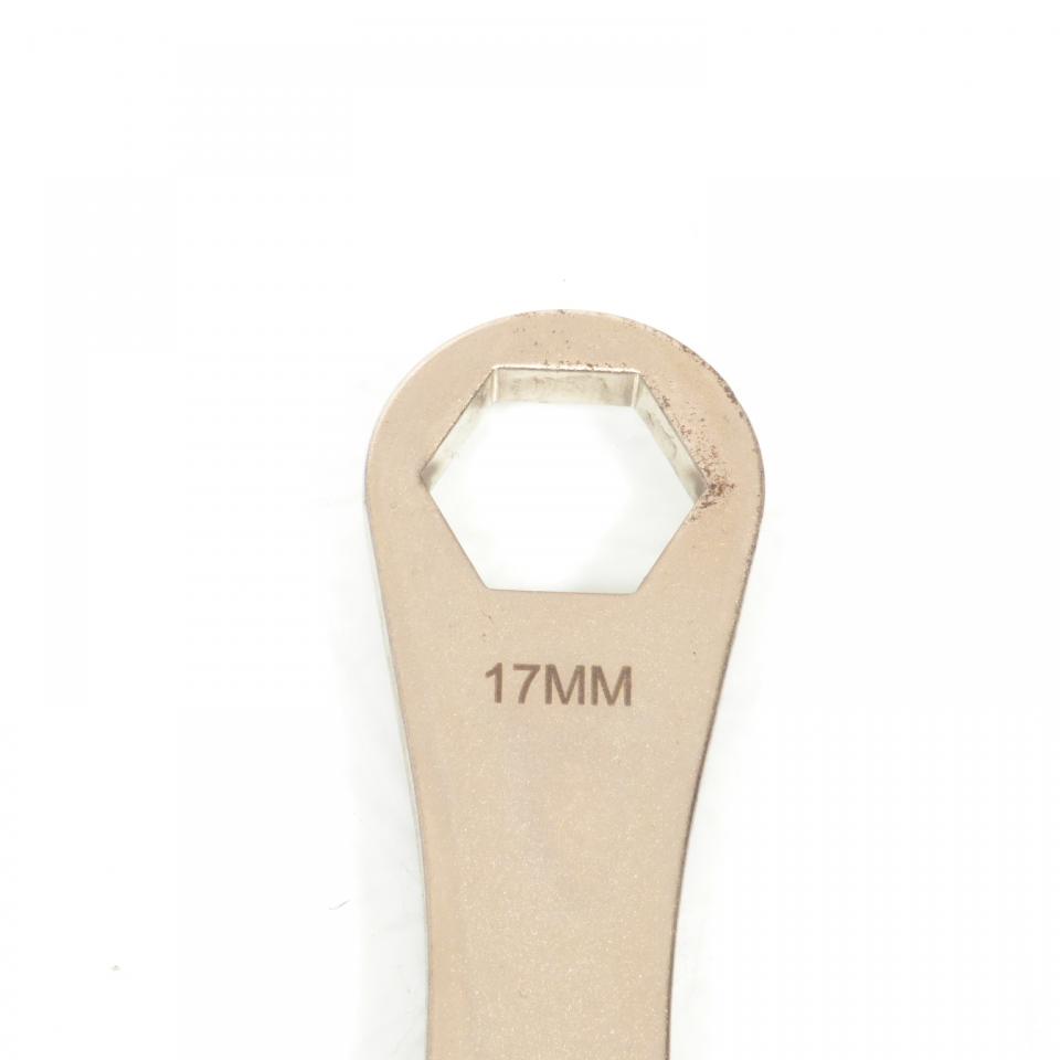 Clé plate de réglage de compression de fourche 17x24mm pour moto Neuf