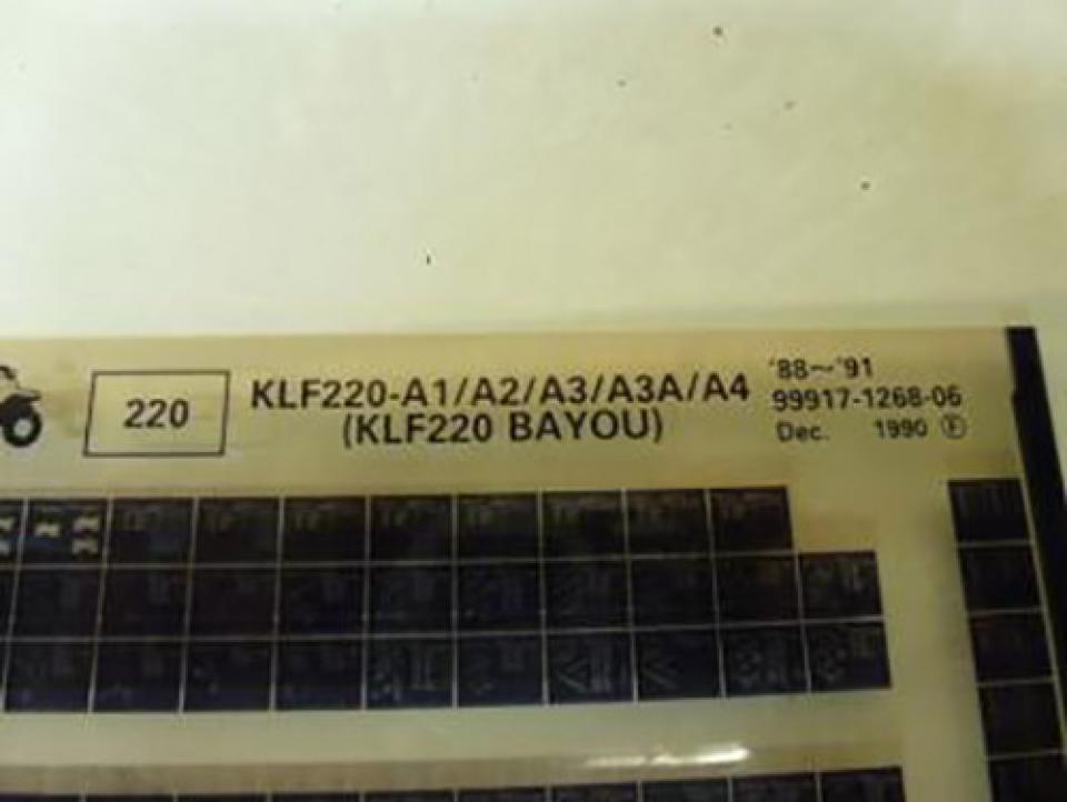 Outillage origine pour Quad Kawasaki 220 KLF 1988-1991 KLF220-A Occasion