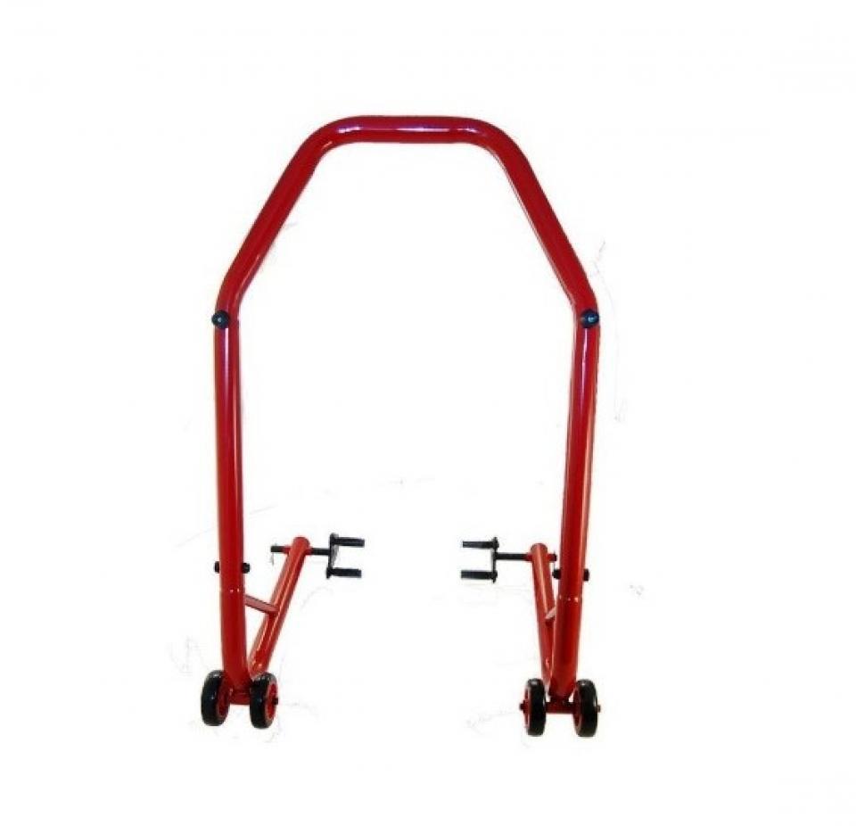 Béquille de paddock stand roue avant rouge One pour atelier moto course Neuf