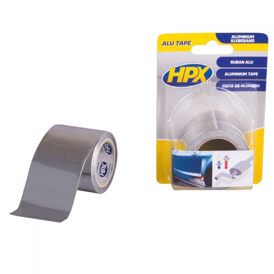 Rouleau de ruban adhésif aluminium 120ºC HPX ZC30 50mm x 5m pour moto scooter qaud neuf