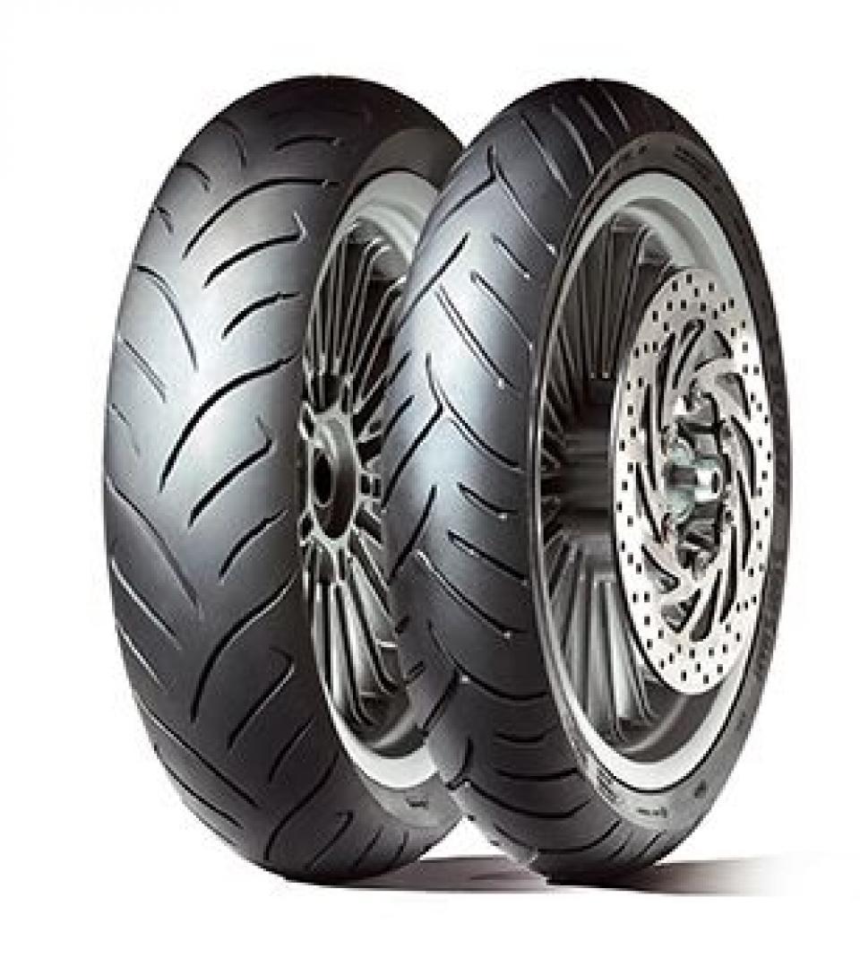 Pneu 100-80-10 Dunlop pour Scooter Malaguti 50 F10 Ac 2008 AV / AR Neuf