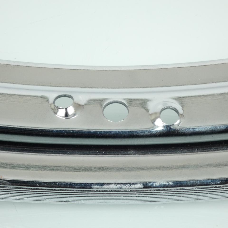Cercle de jante chromé 17 pouces 1.50x17 GP 36 rayons pour mobylette cyclomoteur