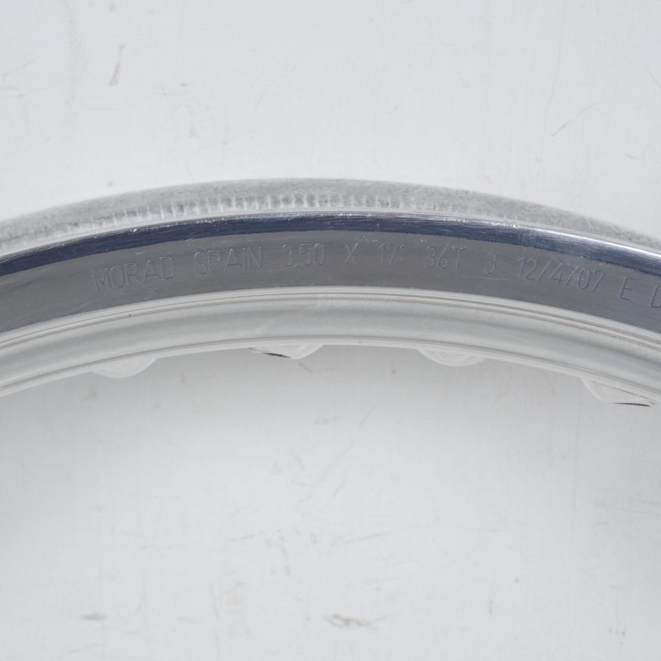Cercle de jante AR 17x3.5 36T Européen Morad pour moto Aprilia 50 SX 2006 à 2010