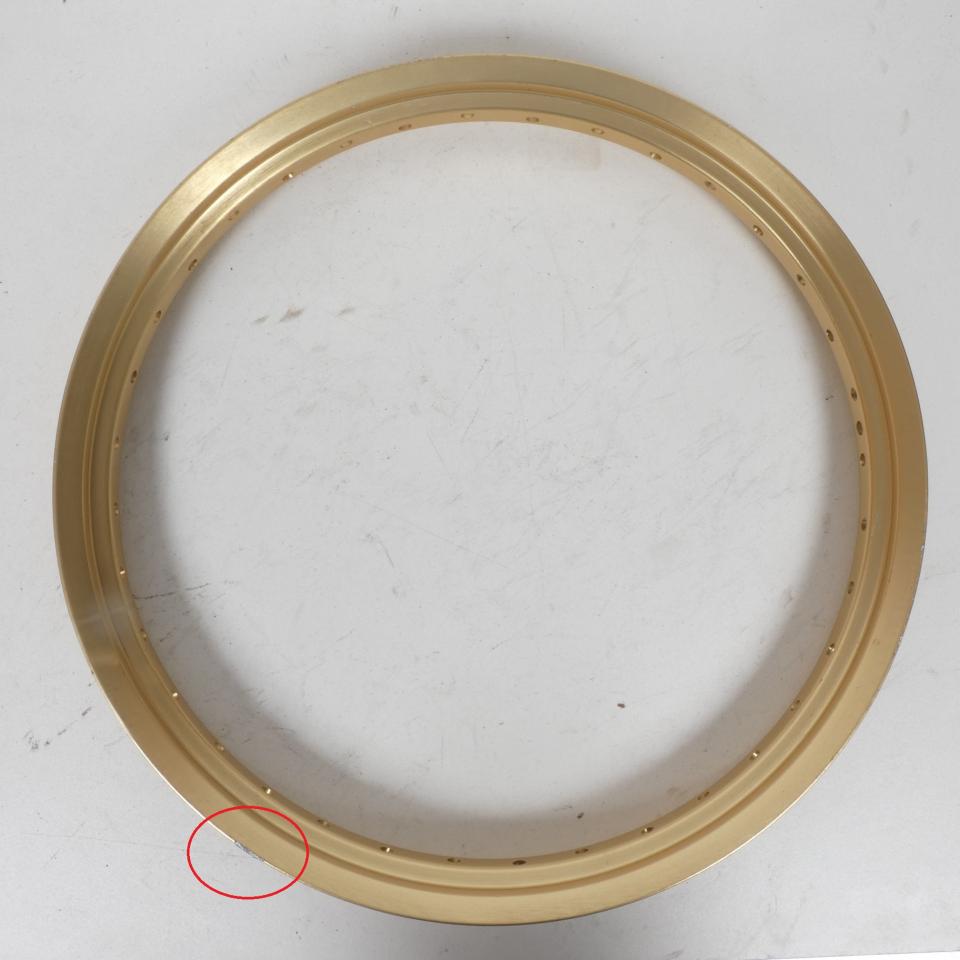 Cercle de jante 18x1.60 10LCN Doré 36T Morad pour moto Occasion