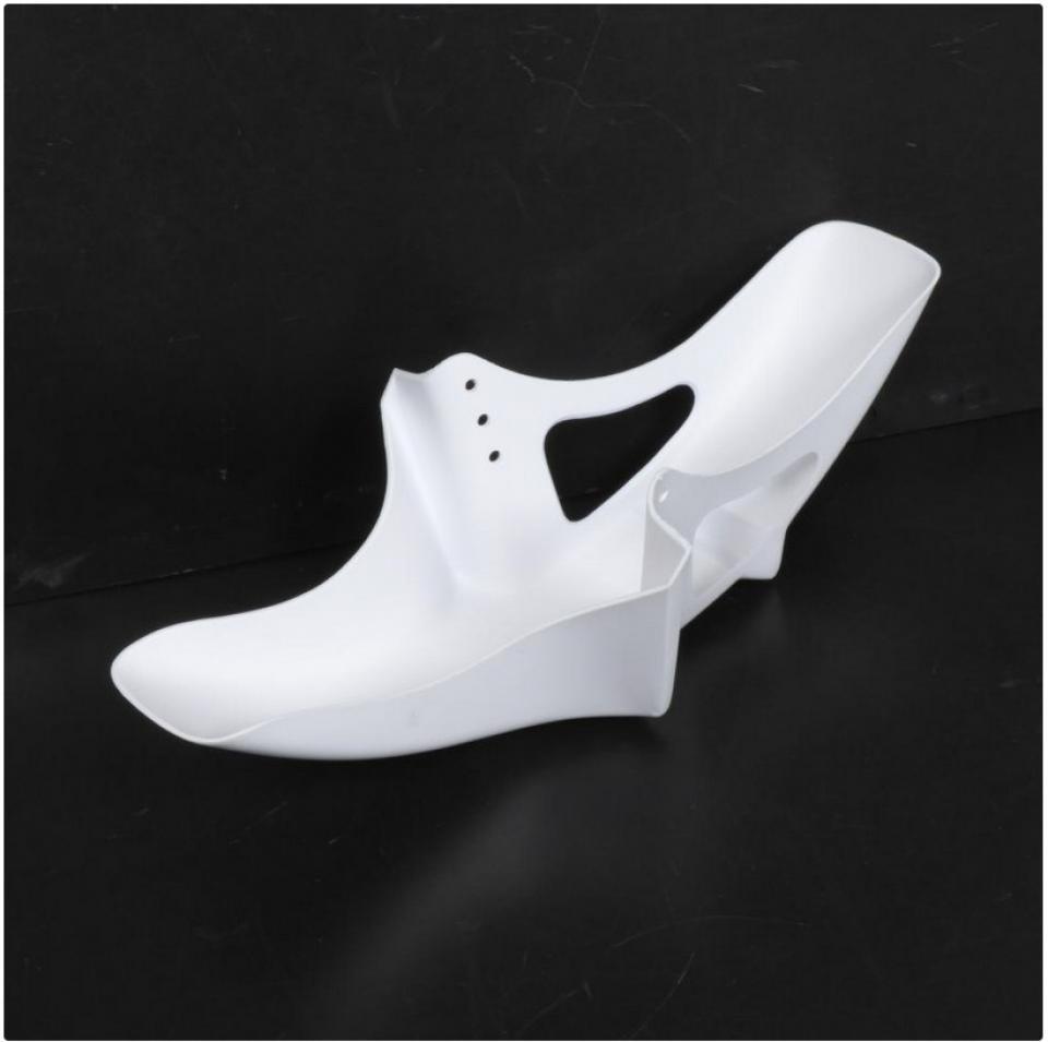 Garde boue avant F1 blanc racing pour mobylette cyclo cyclomoteur mob avec trou