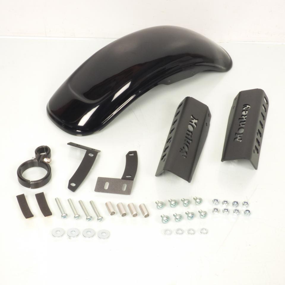 Garde boue avant bas noir C. Racer pour moto Honda 125 Monkey 2019 FF-FG-HM-B