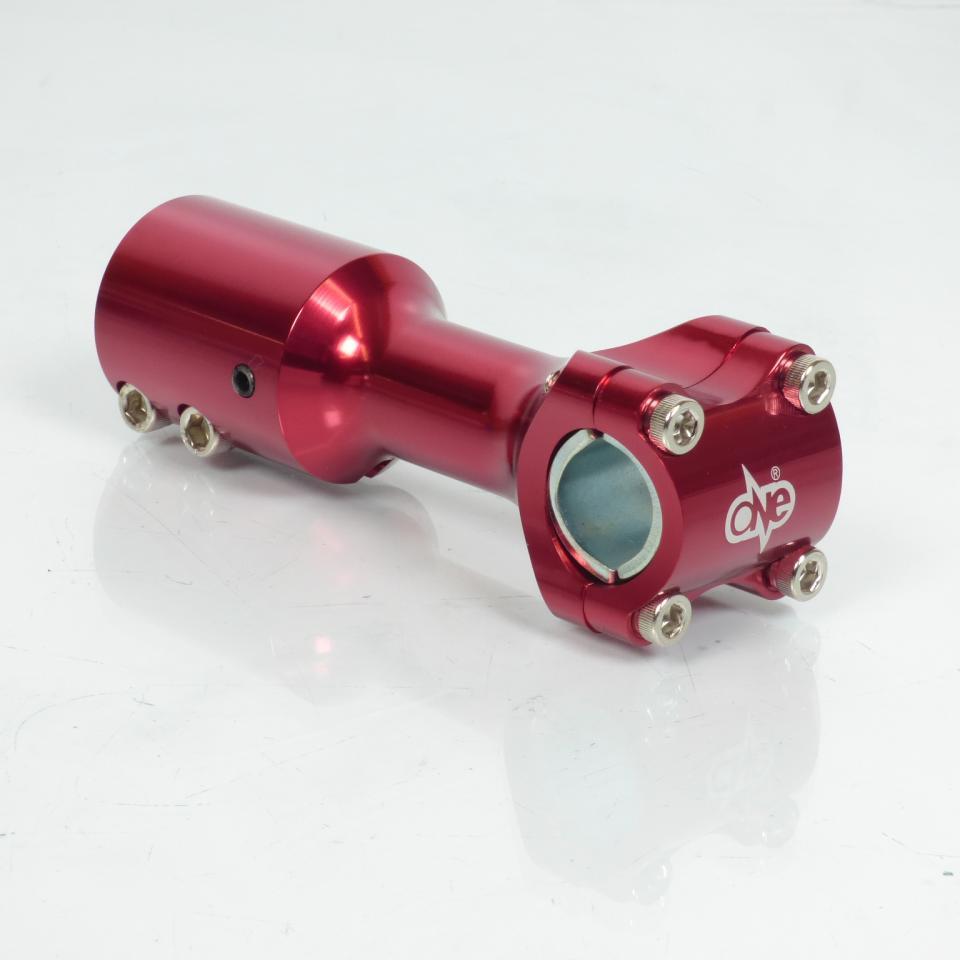 Potence de guidon One pour scooter MBK 50 Stunt rose / Ø22 ou 28mm Neuf
