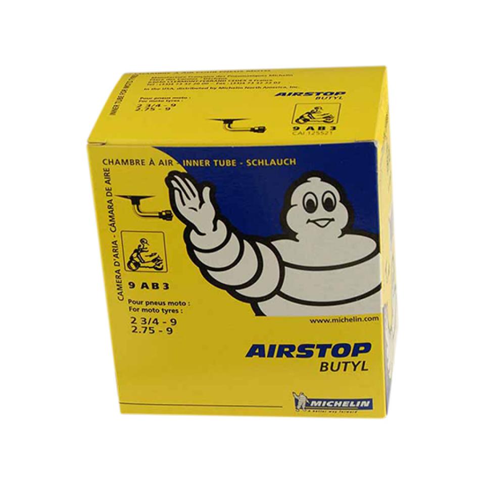 Chambre à air 9 pouce taille 2.75-9 2 3/4-9 Michelin 9AB3 125521 pour scooter