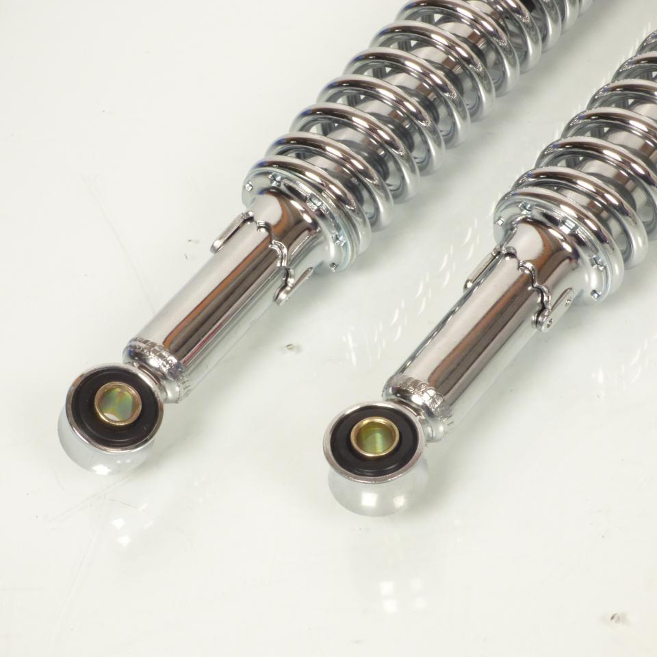 Paire d'amortisseur arrière chromé réglable 300mm pour mobylette cyclomoteur mob