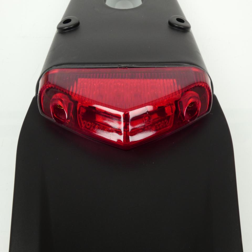 Bavette arrière support plaque Myra avec feu LED 12V rouge pour moto enduro Neuf