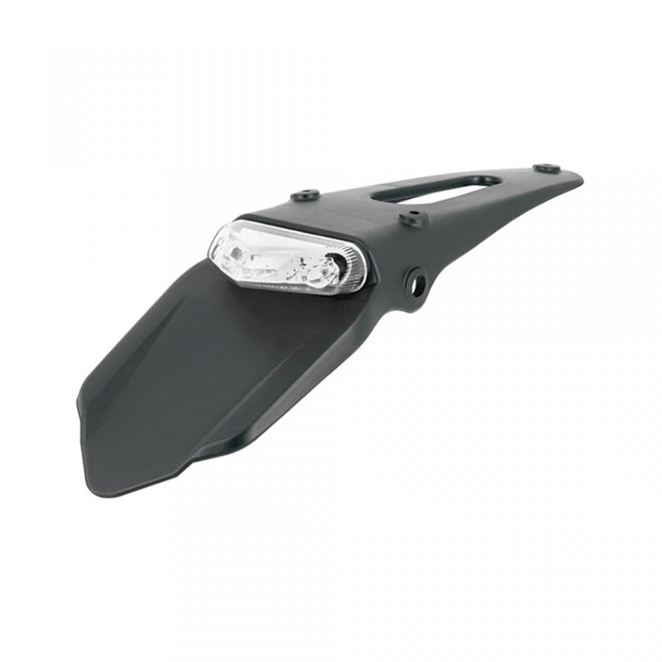 Bavette support plaque Myra avec feu LED 12V transparent pour moto enduro Neuf