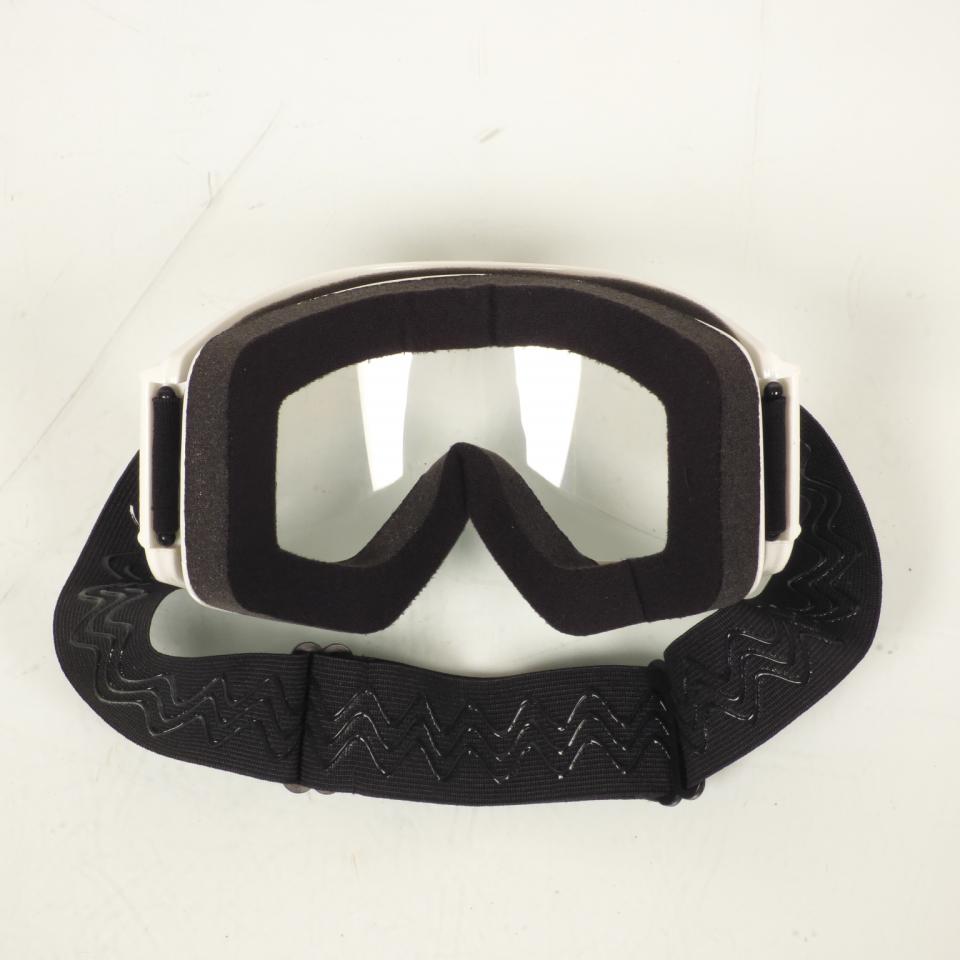 Lunette masque blanc supermotard enduro cross Torx pour homme / femme Neuf