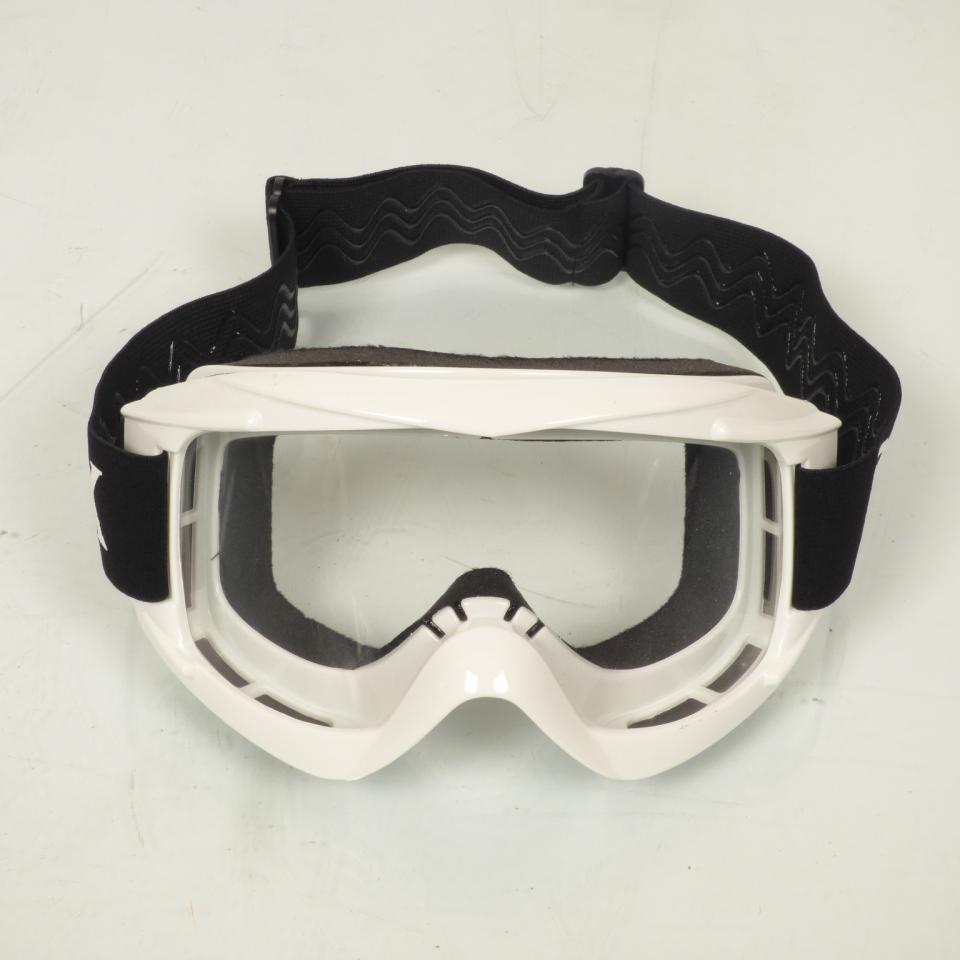 Lunette masque blanc supermotard enduro cross Torx pour homme / femme Neuf
