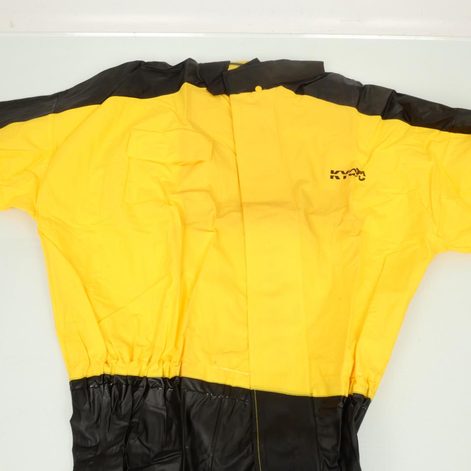 Combinaison pluie moto Kyoto jaune fluo noir Taille XXL pour homme / femme Neuf