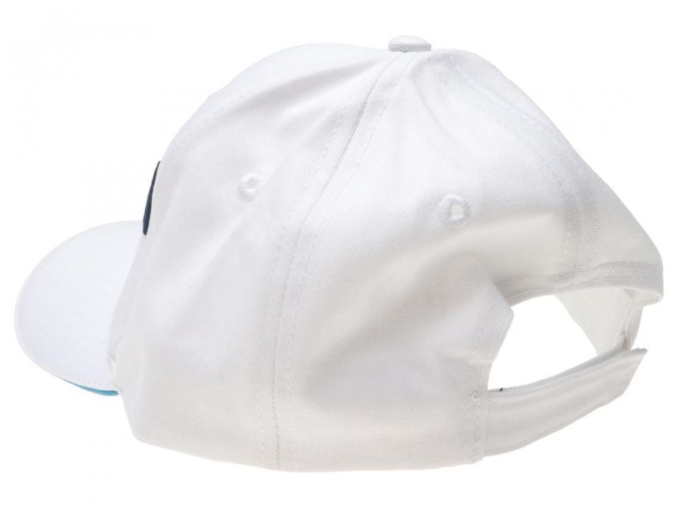 Casquette Polini blanche et bleu pour homme femme 098.2669 Neuf