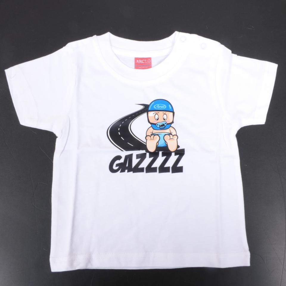 Équipement pour Auto 6-12M / Tee shirt BVROOM blanc Neuf