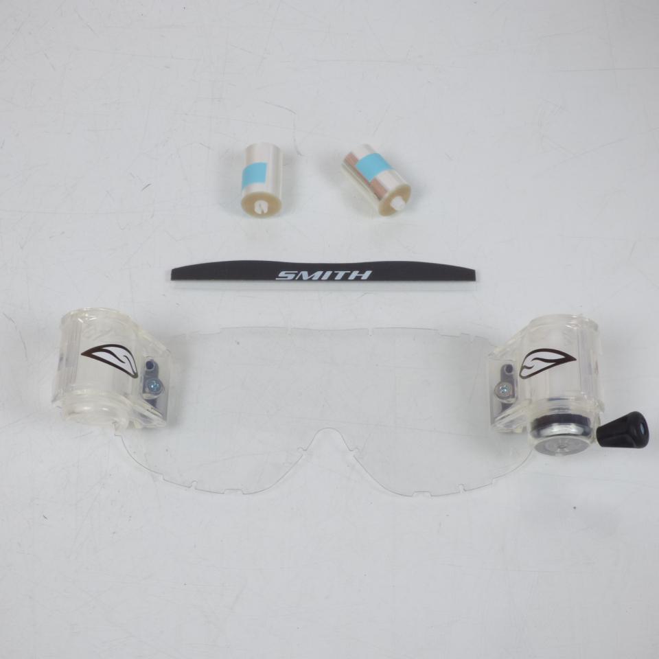Kit roll off complet masque lunette Smith Piston casque cross moto quad Neuf